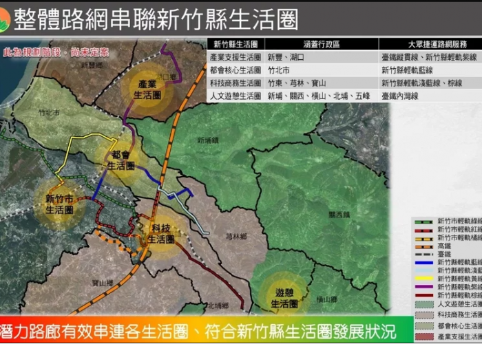 新竹縣捷運路網評估計畫出爐 預留機捷到湖口